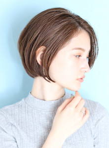 40代50代似合わせ小顔美髪シアーカラーカールショート - INCEPTION  GINZA 銀座掲載