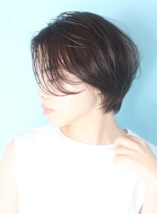 40代50代似合わせ小顔美髪シアーカラーカールショート - INCEPTION  GINZA 銀座掲載