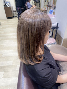 姫カットカールセミディシアーカラー