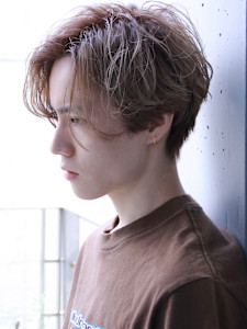 カルマパーマ/センターパート