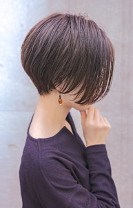 大人ショートボブ丸みショートカットマッシュショート前髪あり - ～ing deux掲載