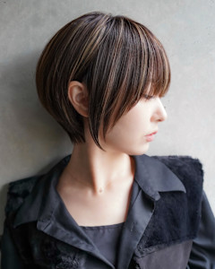 大人ショートボブ丸みショートカットマッシュショート前髪あり - ～ing deux掲載