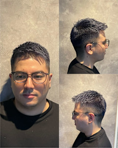 メンズショート(シルバーカラー) - MEGURO BARBER SHOP 6PPONGI 目黒六掲載