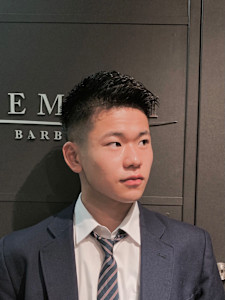 形状記憶パーマ×スキンフェード《五反田／理容室/バーバー - ヒロ銀座BARBER SHOP 名古屋本店掲載