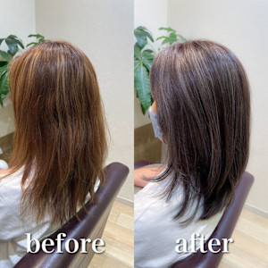 白髪ぼかし　セミディ　シアーカラー　【藤沢　藤沢駅】 - Mira by KENJE掲載