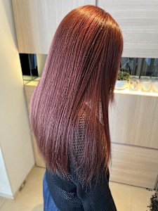 ボルドーカラー/ツヤ髪/レイヤーカット/西原晃 - FACE。大船掲載