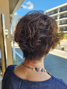 パーマ　ショート　アッシュ - 半個室型美容室 Sourire 伊都店掲載