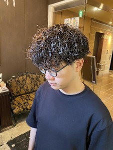 カット、波巻き - メンズサロン growth天神店【メンズサロングロウ】 メンズカット/メンズパーマ/眉毛掲載