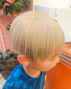 ブロンドベージュ×メンズ