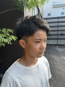 アップバングショート/山本凌也 - NAP hair &Nalow homme掲載