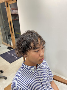 メンズパーマ - 半個室型美容室 Sourire 今宿店掲載