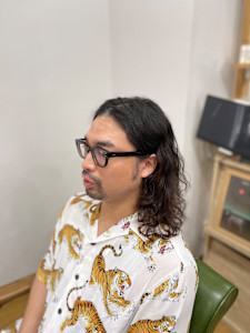 メンズロングパーマ