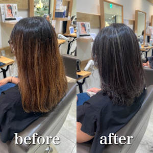 白髪ぼかし　セミディ　シアーカラー　【藤沢　藤沢駅】 - Mira by KENJE掲載