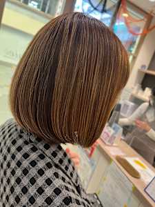 シークレットハイライト　ボブ　40代　白髪ぼかし　 - LOHAS Hair ANGIE掲載