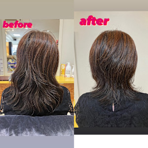 ミディアムレイヤーウルフ - 美容室Stella掲載