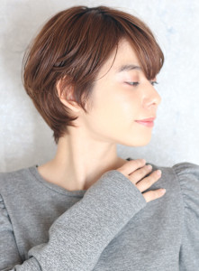 40代50代小顔前髪イメチェンアンブレラカラーショート - INCEPTION  GINZA 銀座掲載