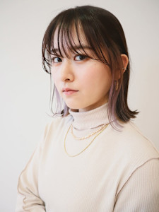 きりっぱなしボブ/イヤリングカラー - CLEO hair international 八丁堀店掲載