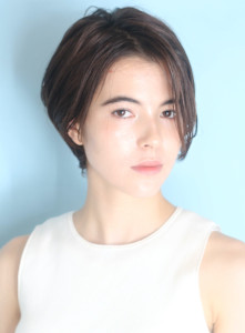 40代50代小顔前髪イメチェンアンブレラカラーショート - INCEPTION  GINZA 銀座掲載