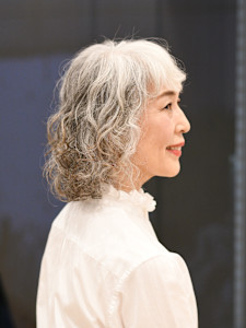 【えがお美容室 奈良店】50代60代に☆グレイヘアウェーブ - えがお美容室 奈良店掲載