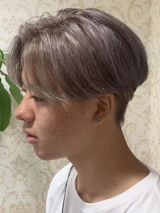 メンズカット/初ブリーチ/ダブルカラー韓国ヘアハイトーン - Re:sta by neolive 浅草店掲載