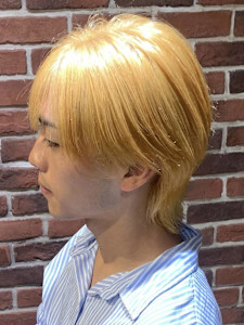 メンズカット/初ブリーチ/ダブルカラー韓国ヘアハイトーン - Re:sta by neolive 浅草店掲載