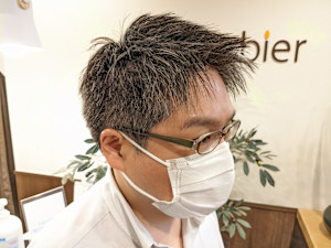 ビジネスマン向けソフモヒスタイル