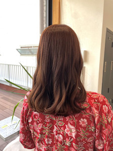 オレンジカラー - 半個室 rire hair 千早店掲載