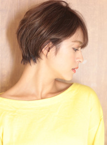 40代50代小顔前髪イメチェンアンブレラカラーショート - INCEPTION  GINZA 銀座掲載