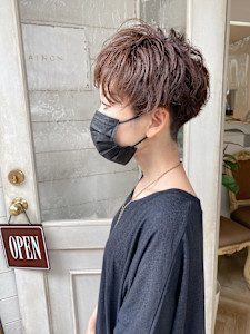 赤羽美容室ベリーショート秋カラー2024人気 - CHAINON 赤羽店掲載