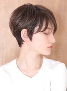 40代50代小顔前髪イメチェンアンブレラカラーショート - INCEPTION  GINZA 銀座掲載