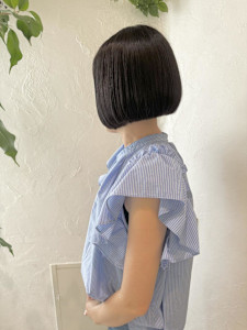 〜大人女性のワンレングスボブ〜 - 福岡 オーガニックカラー miroa掲載