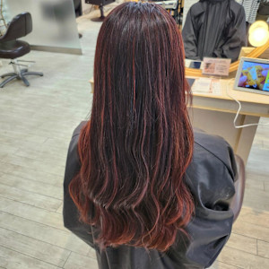 ハイライトダークレッド