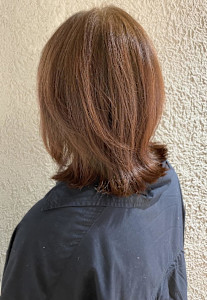 ヘナカラーレイヤーボブ【エイジング毛が気になる方必見】