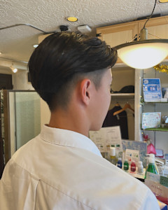 メンズ ツーブロック 七三 センターパート - 美容室アンジー 三田本店掲載