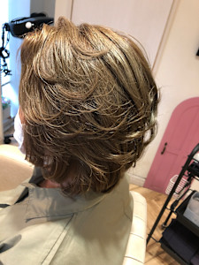 40代髪型50代髪型美しい華やかなレイヤースタイル担当平川 - Lond fille 銀座店掲載