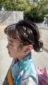 七五三ヘアセット