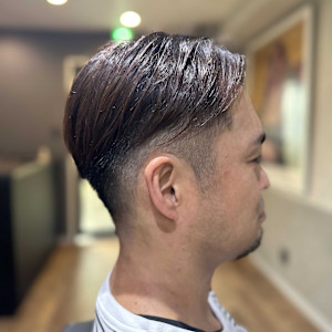 センターパート x フェード - ASOBI hair design掲載