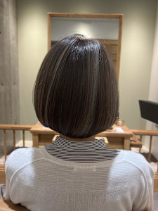 【sourire南大分】白髪ぼかしハイライト×ボブ - 半個室型美容室 Sourire 南大分店掲載