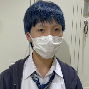 メンズハイトーン/ブルーカラー/エンドウ - FACE。石川町掲載