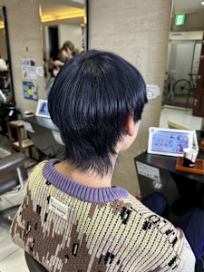 韓国マッシュウルフダークパープルハイトーン - prize 池袋【プライズ】池袋西口店掲載