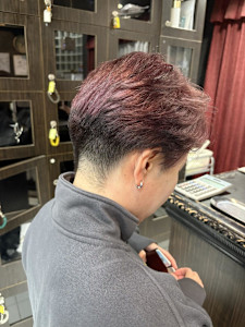 刈り上げ女子/ショート裾カラー／暖色カラー/錦糸町北口 - prize 錦糸町店掲載