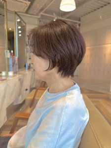 丸みショート×白髪ぼかし - WiLL 野田阪神店掲載