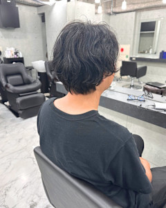 東銀座/アッシュ/ブラック/カルマパーマ/ベリーショート - Endearing 銀座掲載