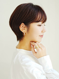 大人丸みショート - INCEPTION  GINZA 銀座掲載