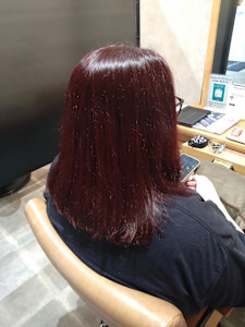 ボルドーピンク☆ - 半個室型美容室 Sourire 姪浜店掲載