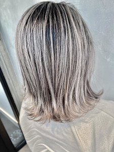 バレイヤージュ/シルバーベージュ/グレージュ - Aco掲載