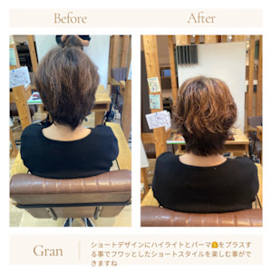 お客様髪質改善データ1539（パーマとハイライト） - Grand × AtlierDonguri掲載