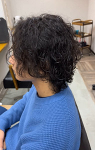 波巻きパーマ＜ミディアムスタイル＞