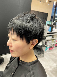 カジュアルショート/ジグザグバング/王道ベリーショート