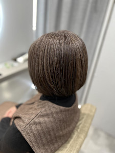 グレージュカラーで白髪ぼかし - aroot 町田店 酸性縮毛矯正/髪質改善カラー掲載